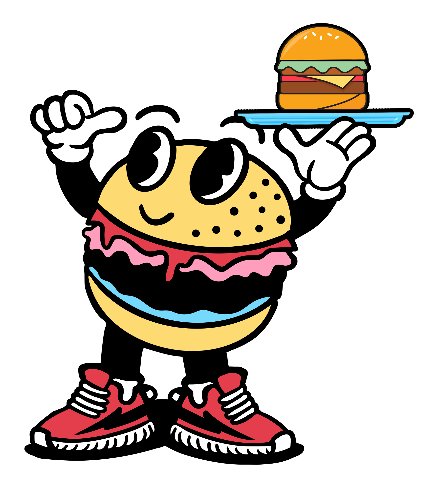 Burger Boy with Burger_Left